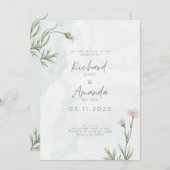 Het huwelijk kaart (Voorkant / Achterkant)