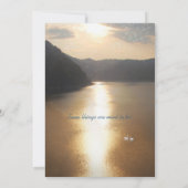 Het huwelijk kaart (Achterkant)