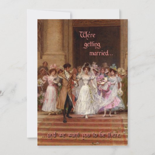 Het huwelijk kaart (Voorkant)