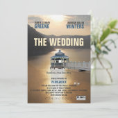 Het huwelijk kaart (Staand voorkant)