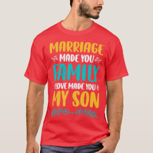 Het huwelijk maakte je familie-liefde tot mijn zoo t-shirt
