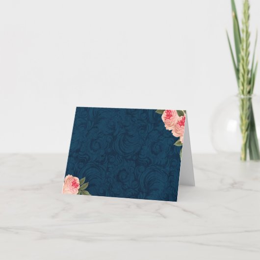 Het Huwelijk Notecard van de douane Kaart (Voorkant)