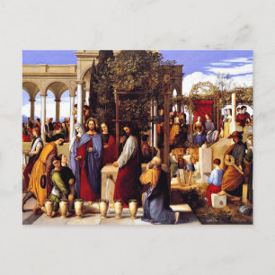 Het huwelijk op Cana Briefkaart