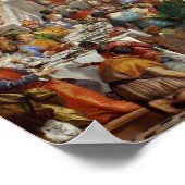 Het huwelijk op Cana door Paolo Veronese - Poster (Hoek)