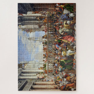 Het huwelijk op Cana | Paolo Veronese schilderij Legpuzzel