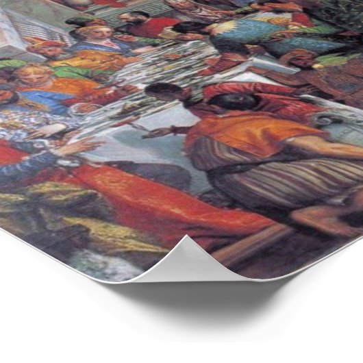 Het huwelijk op Cana Poster (Hoek)