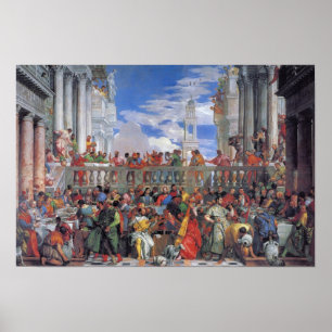 Het huwelijk op Cana Poster
