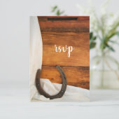 Het Huwelijk RSVP van de Schuur van het Land van (Staand voorkant)