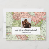 Het huwelijk sparen Datum 2 Foto het Avontuur begi Kaart (Achterkant)