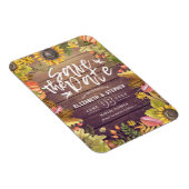 Het huwelijk sparen de Datum van herfst laat pompo Magneet (Rechterzijde)