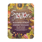 Het huwelijk sparen de Datum van herfst laat pompo Magneet (Verticaal)