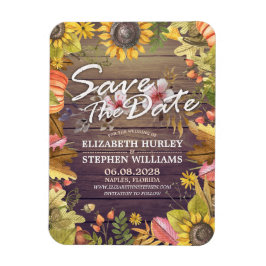 Het huwelijk sparen de Datum van herfst laat pompo Magneet