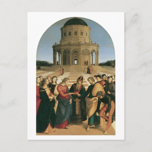 Het huwelijk tussen de Maagd en de briefkaarten Ra (Voorkant)