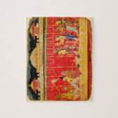 Het huwelijk tussen de ouders van Krishna, uit een Legpuzzel (Verticaal)