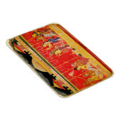 Het huwelijk tussen de ouders van Krishna, uit een Magneet (Rechterzijde)