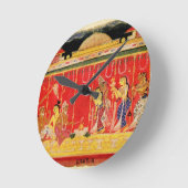 Het huwelijk tussen de ouders van Krishna, uit een Ronde Klok (Hoek)