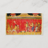 Het huwelijk tussen de ouders van Krishna, uit een Visitekaartje (Achterkant)