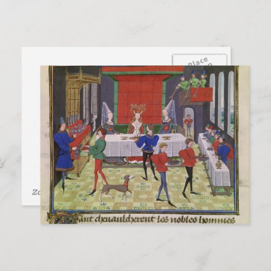 Het huwelijk tussen de Renaud Montauban en Clariss Briefkaart (Voorkant / Achterkant)