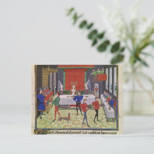 Het huwelijk tussen de Renaud Montauban en Clariss Briefkaart (Staand voorkant)