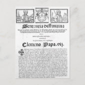 Het huwelijk tussen Henry VIII en Catherine Aragon Briefkaart (Voorkant)