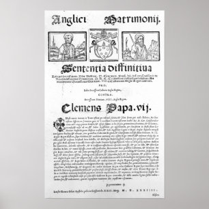Het huwelijk tussen Henry VIII en Catherine Aragon Poster