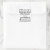 Het huwelijk tussen Henry VIII en Catherine Aragon Vierkante Sticker (Tas)