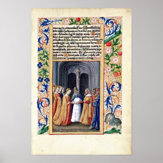 Het huwelijk tussen Michal en David Poster (Voorkant)