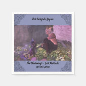 Het huwelijk tussen Napkins en Fairytale Theme Servet (Voorkant)