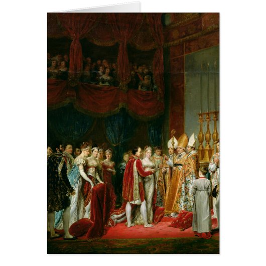 Het huwelijk tussen Napoleon I en Marie (Voorkant)