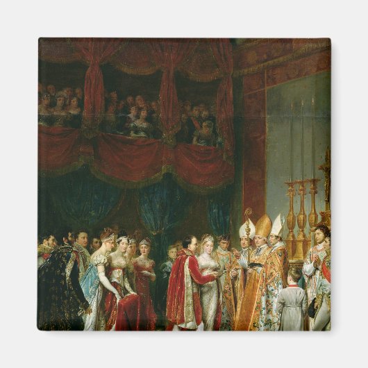 Het huwelijk tussen Napoleon I en Marie Magneet (Voorkant)