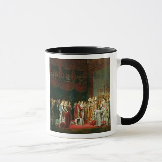 Het huwelijk tussen Napoleon I en Marie Mok (Rechts)