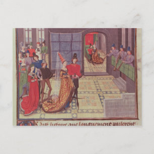 Het huwelijk tussen Renaud de Montauban en Briefkaart