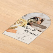 Het huwelijk van acryl uitnodigingen (Laagn)