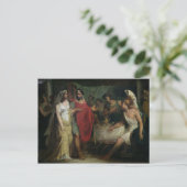 Het huwelijk van Alexander de Grote en Roxana Briefkaart (Staand voorkant)