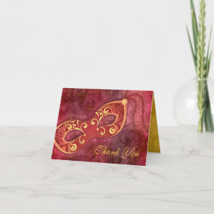 Het Huwelijk van Bourgondië van het Masker van de Bedankkaart