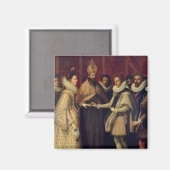 Het huwelijk van Catherine de Medici Magneet (Voorkant / Achterkant)