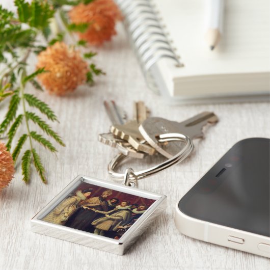 Het huwelijk van Catherine de Medici Sleutelhanger (Zijkant)