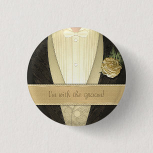 Het Huwelijk van de Douane van de Smoking van Ronde Button 3,2 Cm
