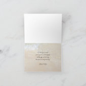 Het Huwelijk van de Foto van het Paar van het Bedankkaart (Binnen)