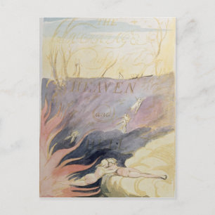 Het huwelijk van de hemel en de hel briefkaart