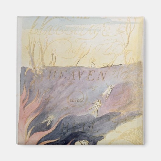 Het huwelijk van de hemel en de hel magneet (Voorkant)