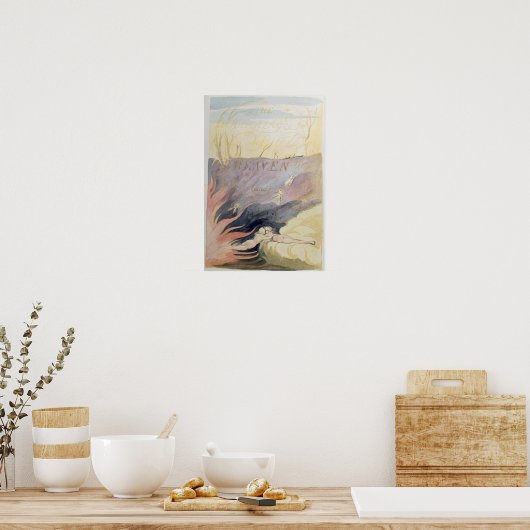 Het huwelijk van de hemel en de hel poster (Keuken)