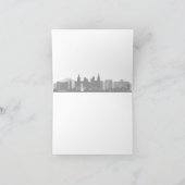 Het Huwelijk van de Horizon van de Stad van Las Bedankkaart (Binnen)