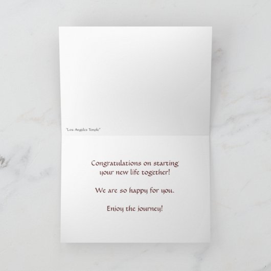 HET HUWELIJK VAN DE KAART VAN DE TEMPEL VAN LOS (Binnen)