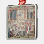 Het huwelijk van de koning metalen ornament (Links)