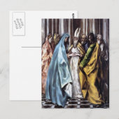 Het huwelijk van de Maagd Briefkaart (Voorkant / Achterkant)