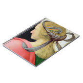 Het huwelijk van de Maagd, detail die één van de Notitieboek (Linkerzijde)