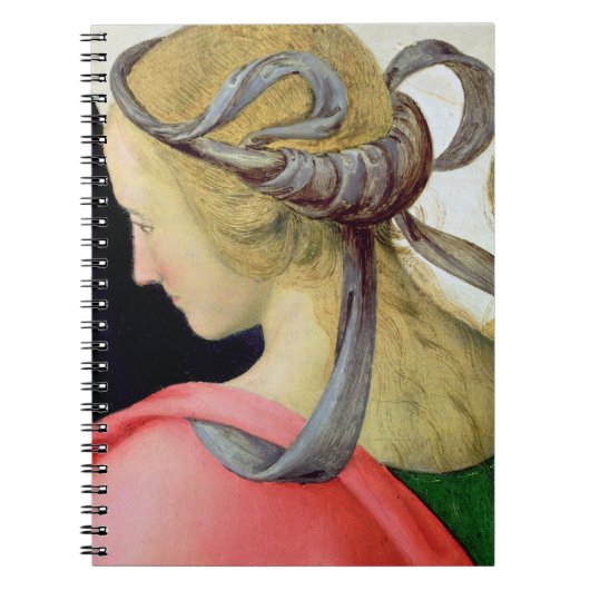 Het huwelijk van de Maagd, detail die één van de Notitieboek (Voorkant)