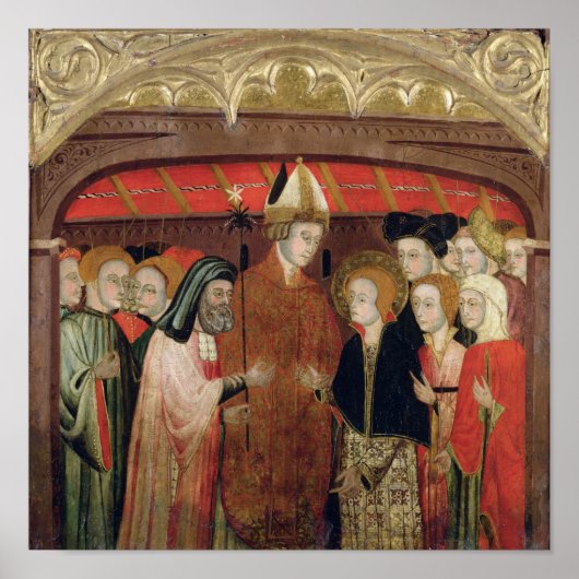 Het huwelijk van de Maagd Poster (Voorkant)