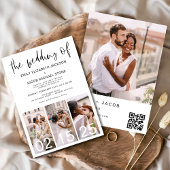 Het huwelijk van de minimalistische QR-code Eenvou Kaart